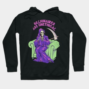 Billionaires are Unethical Hoodie